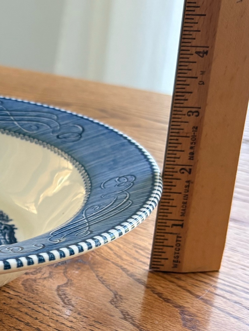 VTG Currier & Ives Maple Sugaring 9 inch bowl - Picture 12 of 12